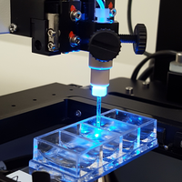 Single cell module in multi-well chamber slide